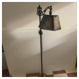 Metal Decorative floor lamp Some damage on shade