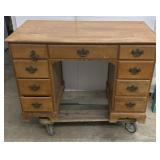 Baumritter Wood Desk wheels not included 30x42x22