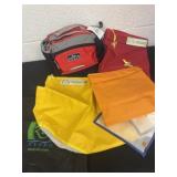 Group of bags and earth bag