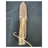 Hand Fitting Deer Antler Handle Stainless Steel
