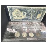 Pearl Harbor and Japanese invasion coin set