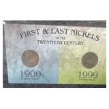 First and last nickels of the twentieth century
