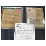 World war 1 coin and bank note collection with
