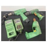 Hitachi drills and batteries