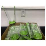 Group of zip lock bag holders