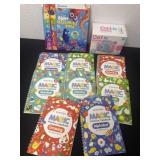 Magic books, sort book and cat bubble camera