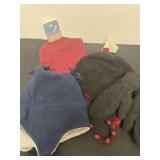 3 new boys winter hats