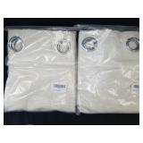 4 new Linen/cotton Curtain Panels.  53x63 inches