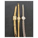 Vintage Womens Watches Anne alien, Bulova and