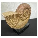 7ï¿½ soap stone seashell deisgn has small chip