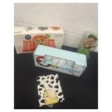 Paint by number and hula dancer and steam case