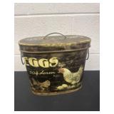 8ï¿½x10ï¿½ metal eggs tin