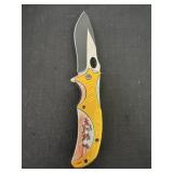 New 4.5ï¿½ Bright Horses Pocket Knife
