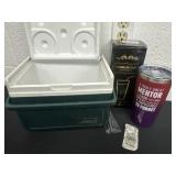 Tumbler and Coleman personal cooler