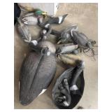 Plastic and rubber decoys
