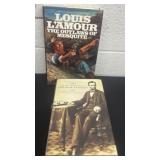 Abe Lincoln book and Louis lamour