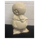 12ï¿½ Vtg Hull Ivory Duck Cookie Jar 11.5ï¿½ Made in