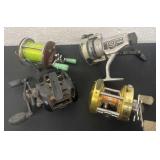 4 fishing reels