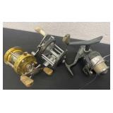 3 fishing reels