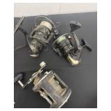3 fishing reels