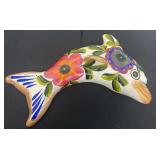 13ï¿½ Mexican Pottery Hand Painted Folk Art