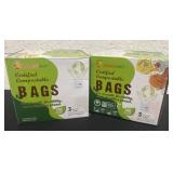 2 boxes of bags 3 gallon 100 bags