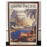 38ï¿½x26ï¿½ the South Pacific framed picture