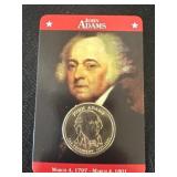 John Adams March 4 1797- March 4 1801 Coin