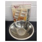 Loaf pan baker and Strainer