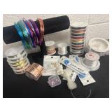 Group of jewlery making items