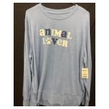 Animals lover new xl longs sleeve