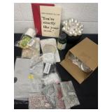 Hair pins, Halloween and hair ties card and