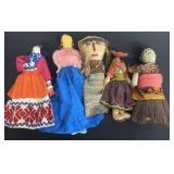 Vintage Peru Chancay Burial Textile Doll Native