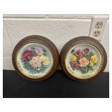 2 10ï¿½ Bradford Exchange The Peony Garden plates