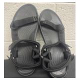 Size 12 black sandals