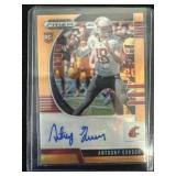 Anthony Gordon Prizm Rookie Card Autographed and