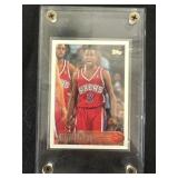 Allen Iverson Topps 1996 Card In Hard Case