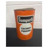 10.5ï¿½ coconut pudding gumperts tin