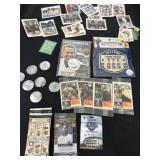 Bag of MLB advertising cards and new in pkg Alex