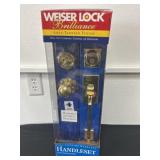 Weiserlock Brilliance Handleset Solid Brass Door