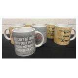 6 large dots pretzel coffee cups