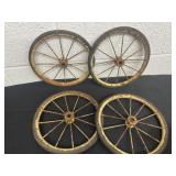 4 8ï¿½ vintage buggy stroller wheels