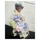 10ï¿½ de capoli ceramic women and dog