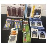 Group of door stops and glue and tacks