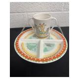 Baby plate and cup