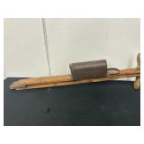 Vintage Wood Corn Planter 34in