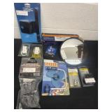 Group of new car items