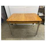 Vintage Wood Table with Leaf 30x44x29.5
