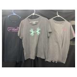 Large and 2xl under armor shirts