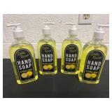 4 bottles of hand soap kitchen lemon